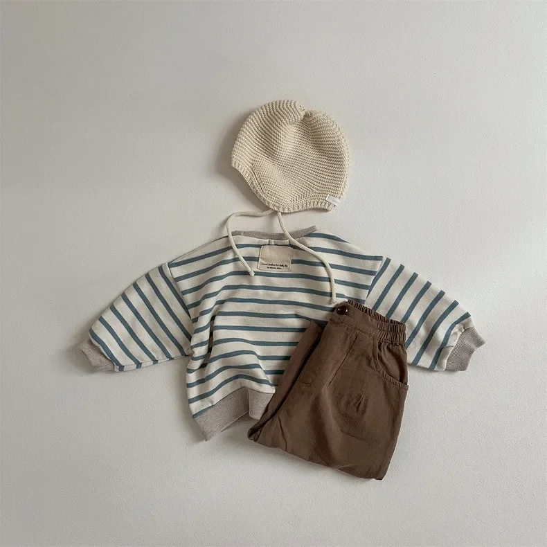 Autumn New Baby Solid Casual Pants Infant Boy Loose Trousers Toddler Girl Cotton Harem Pants Fashion Kids Clothes