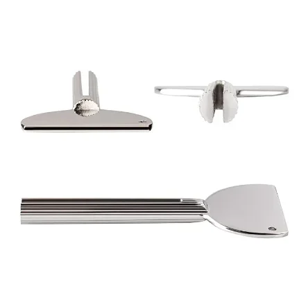 Toothpaste Squeezer Roller Tube Stainless Steel Reduce Waste Multifunctional for Bathroom