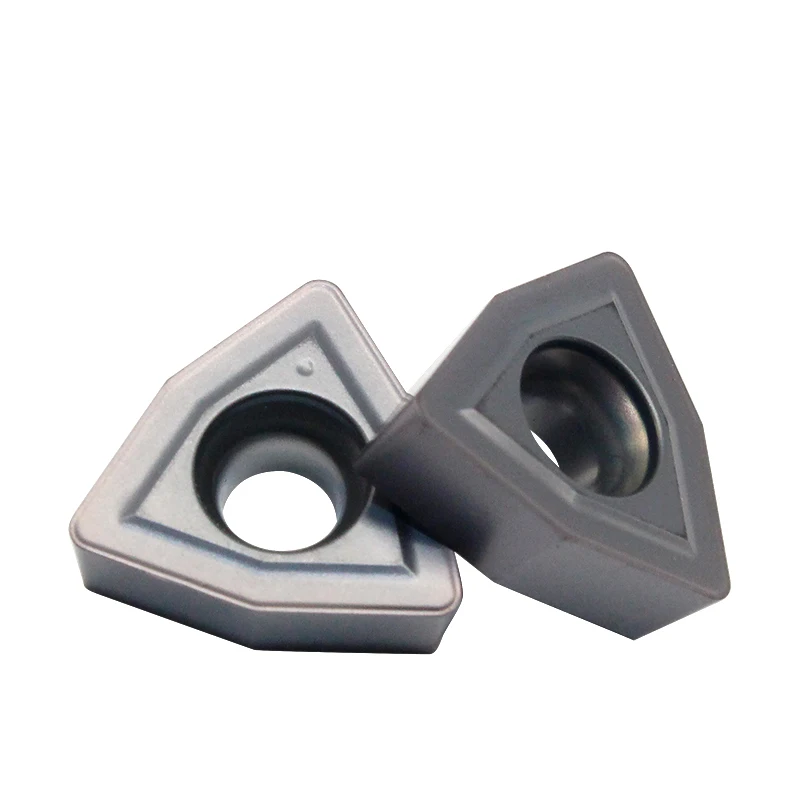 

10pcs WCMX030204 WCMX030208 WCMX040208 WCMX050308 WCMX06T308 WCMX080412 Carbide Indexa Inserts CNC Lathe Cutter for Drill Bit