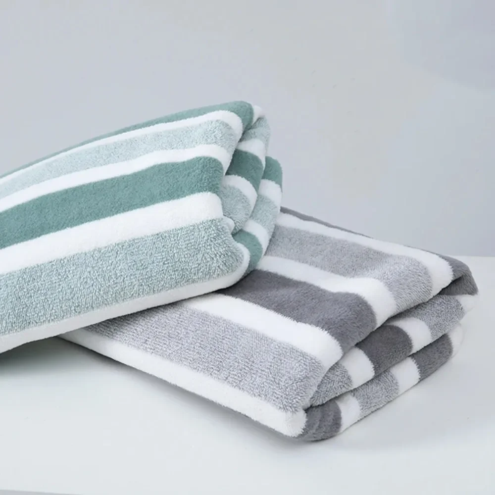 1 Pc Thickened Absorbent Bath Towel - Soft Face Towel for Home - Image 2
