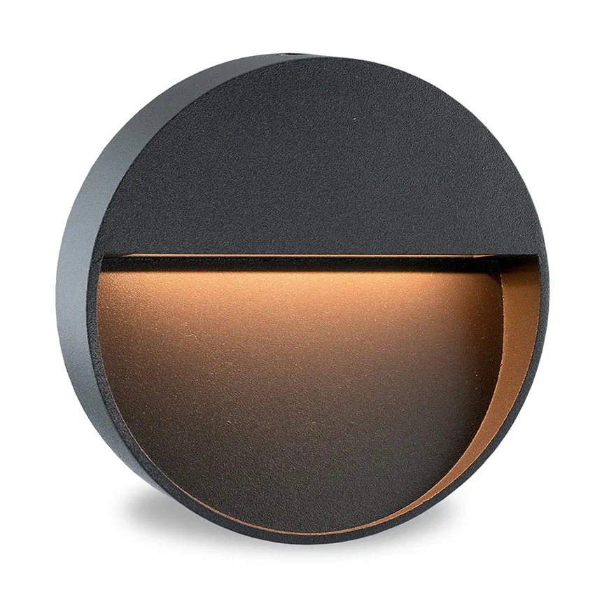 LED Wall Lamp Led Stair Light Aluminum Step Lights Outdoor LED Wall Lamp Foot light IP65 Waterproof Wall Light 6w 12w Square /Round NR-165