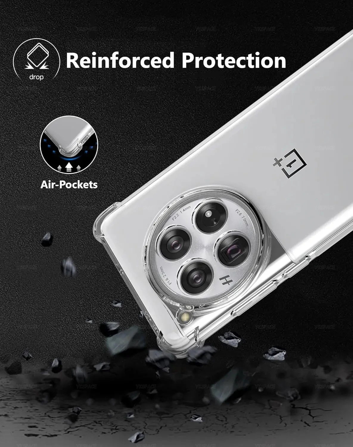 4 Ecken Airbag Transparente Handyhülle für Oneplus 10 10T 11 11R 12 12R 13 13R Ace 2 3 5 Pro 5G Weiche Silikon stoßfeste Abdeckung – Detail 14