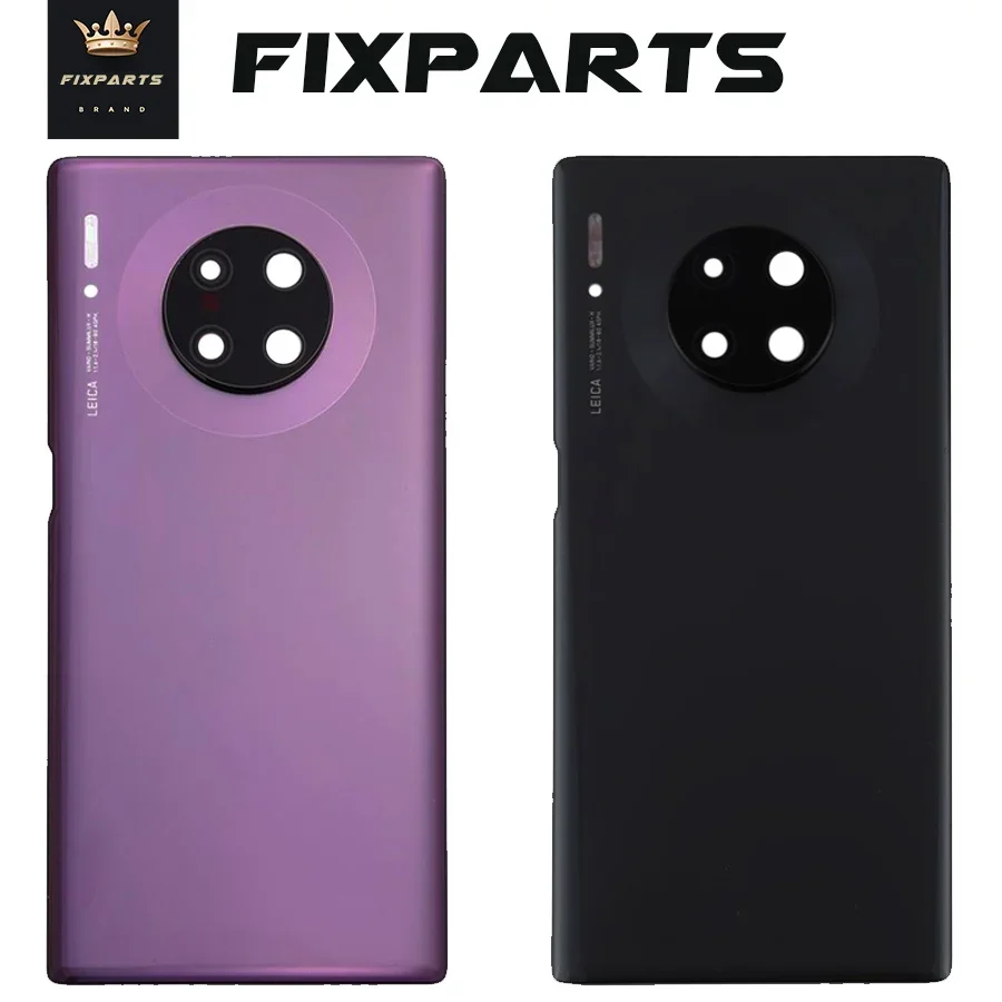 

Крышка батарейного отсека для Huawei Mate 30 Pro, стеклянный корпус с объективом фотокамеры LIO-L09 L29 AL00 TL00, Крышка батарейного отсека