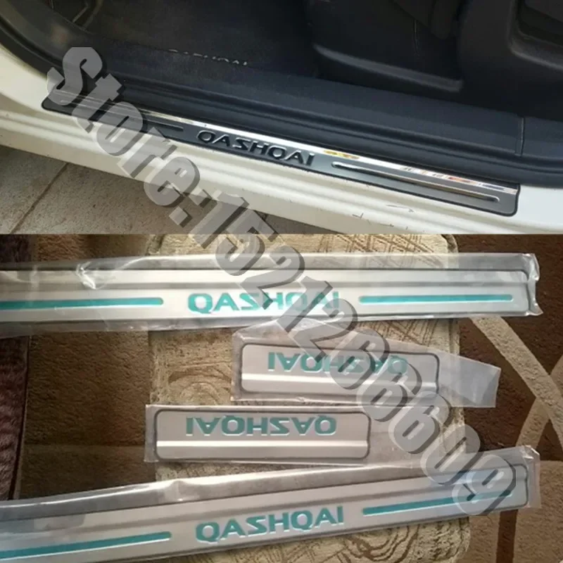 

For Nissan Qashqai J10 2007 2008 -2015 stainless steel Door Sill Scuff Plate/Door Sill Scuff Plate Car Accessories