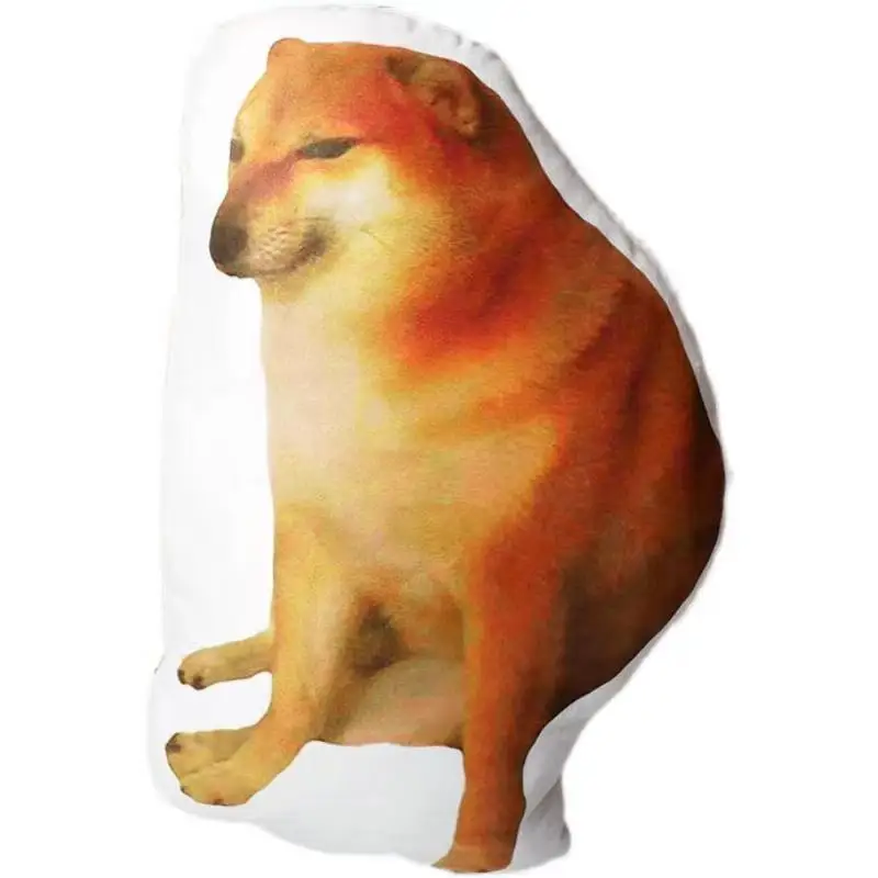 Cheems Confused Dog Plush pillow Muscle dog Double sided pillow cosplay Sofa cushions birthday present 6
