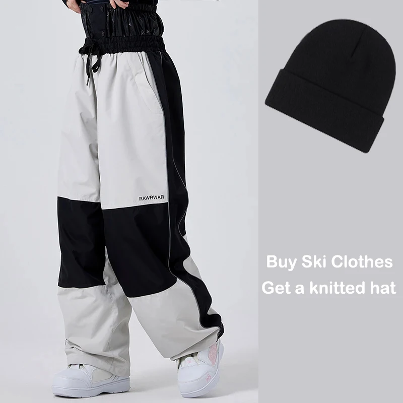 

New Ski Pants Women Skiing Pants Snowboarding Outdoor Sports Snow Pants 2025 Windproof Waterproof Winter Warm Men Snow Trousers