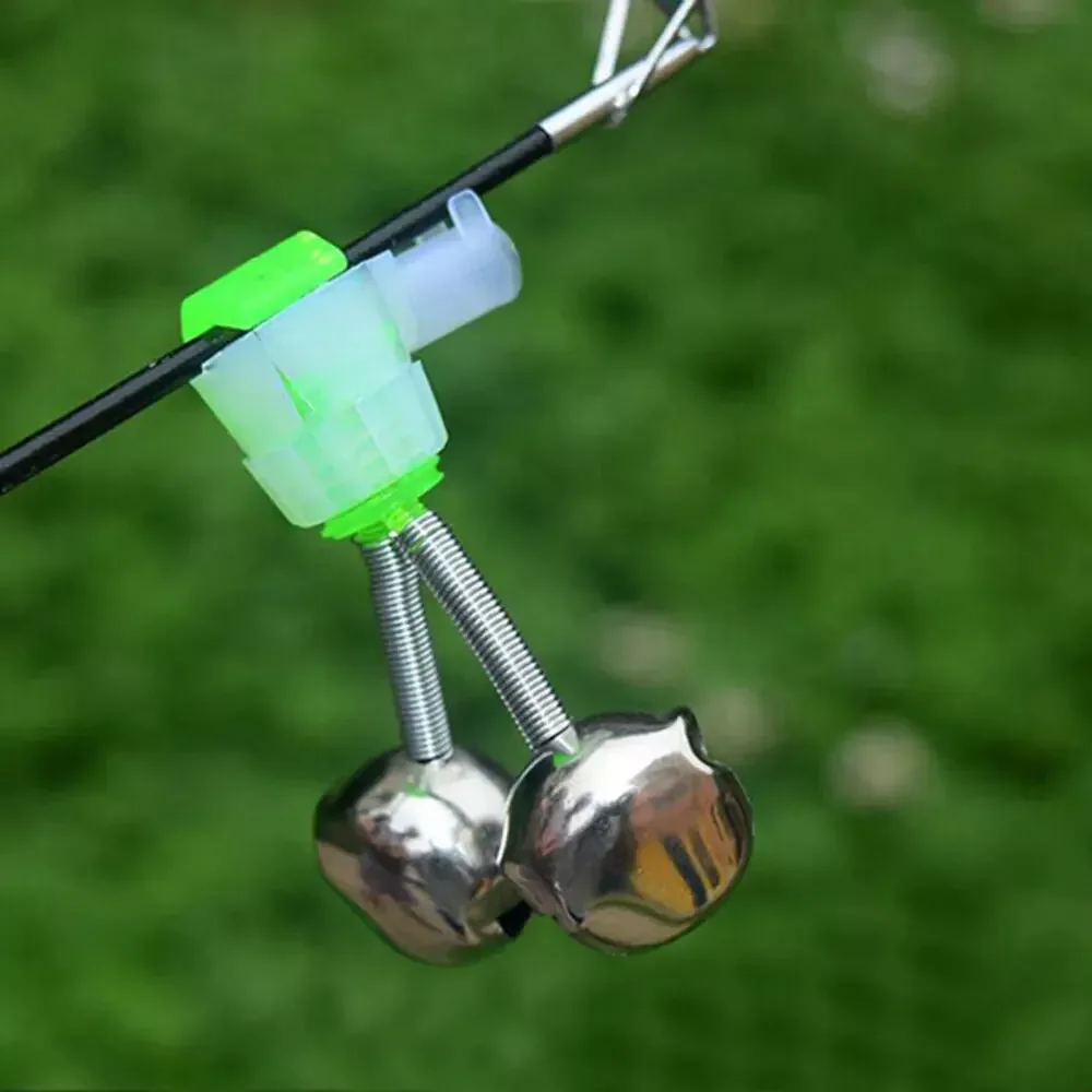 5Pcs Fishing Bell Bite Alarms Fishing Rod Clamp Tip Clip Bells Ring Carp Fishing Accessories Tackle Fish Alarm Tool