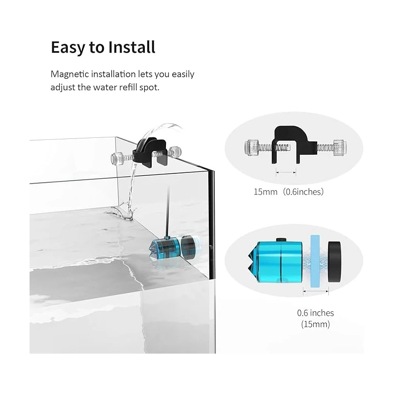 Fzone Aquarium ATO380 Auto Top Off Refilling System Fishing Tanks Automatic Mini Water Pump Accessories Akvarium DC12v water pump aquarium water pump fish tank pump aquarium dosing pump fish tank water filler
