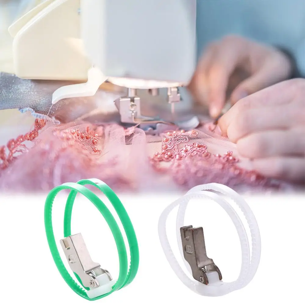 Anulare Doppio Rullo Industriale Anello Di Plastica Anello Pressa Piede Macchina Da Cucire Parti Accessori Per Cucire Rullo Piedino