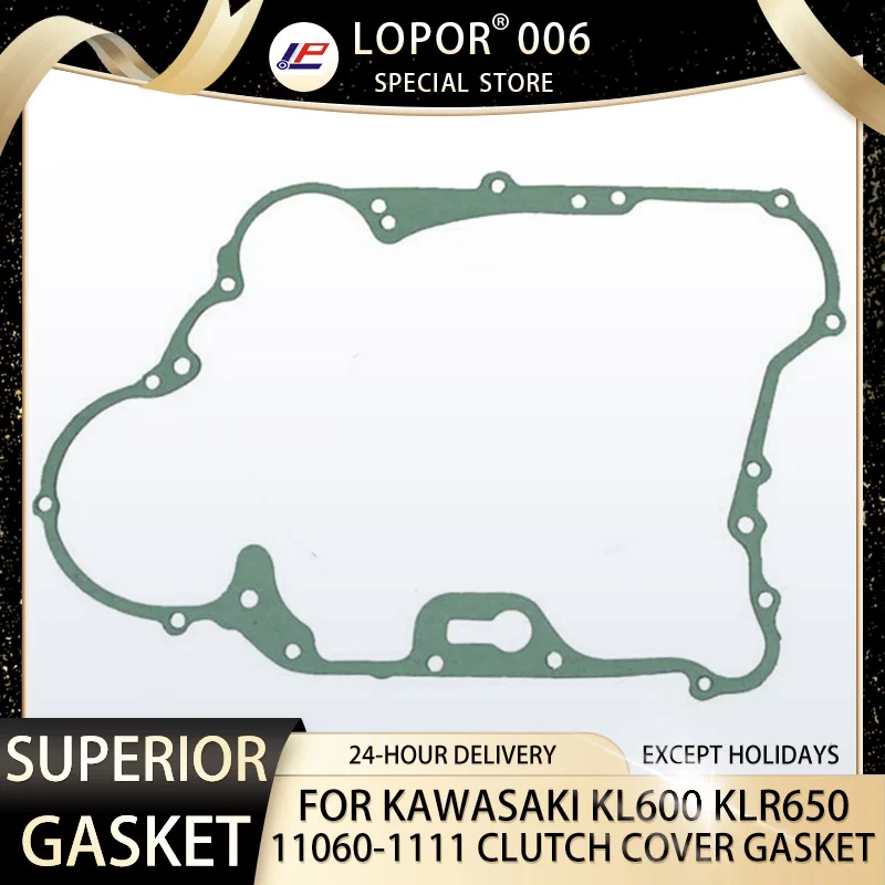 Motorcycle Engine Crankcase Clutch Cover Seal Gasket For Kawasaki