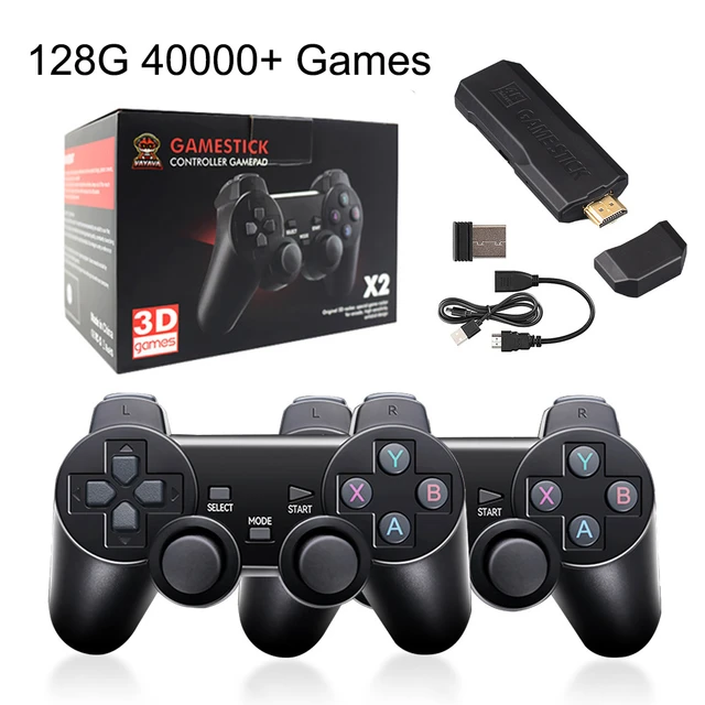 GD10 Game Stick Built-in 30000 Games 64GB 2.4G Wireless Controller HD Retro  Video Game Console 4k HD Video Game Console