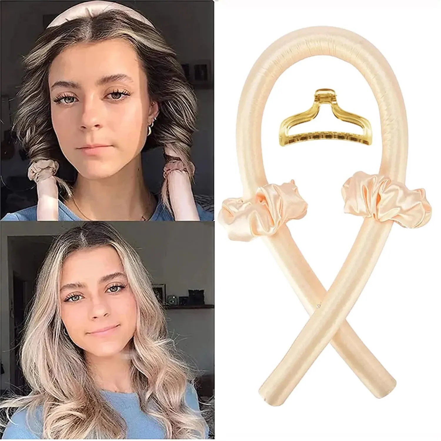 Simple Curling Stick Portable Household Sleep Curling Foam Wave Curler Lazy Person No Heat Hairdressing Tool Set hair styling tool,hair curling tools