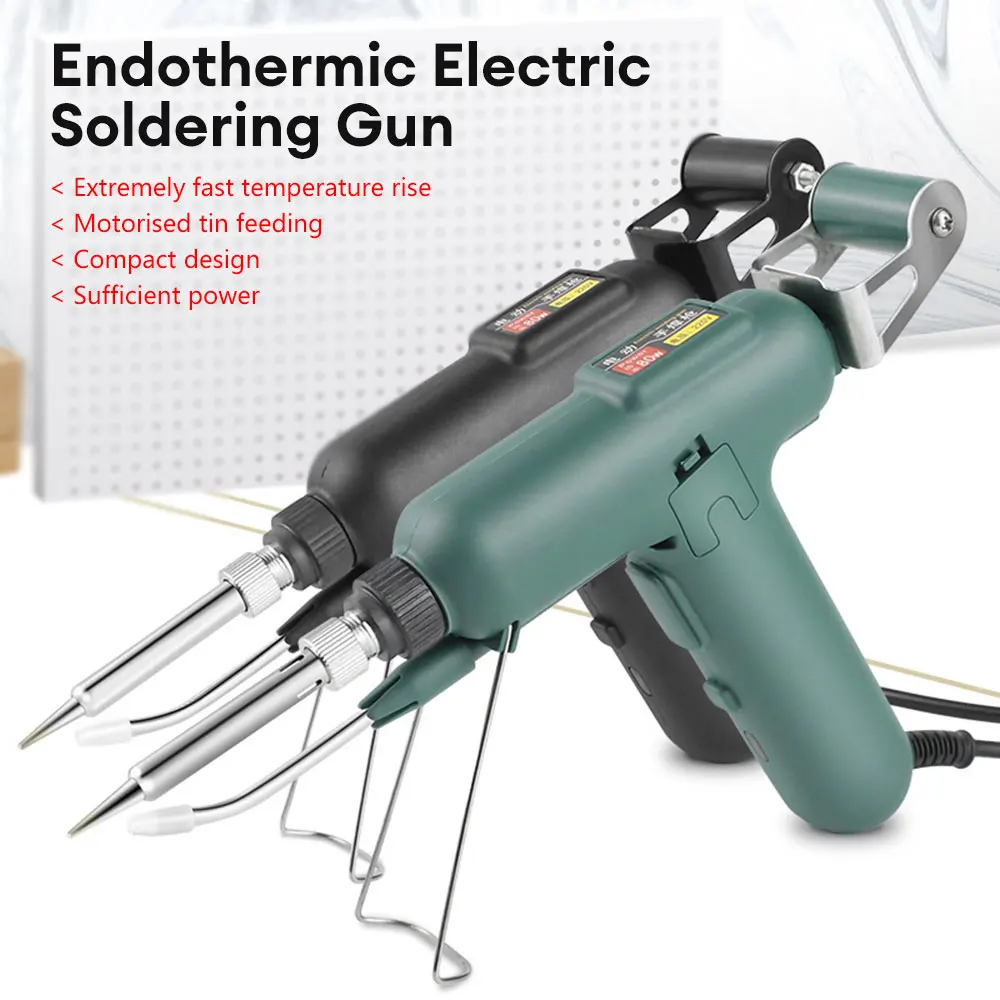

AC110V 220V Electric Soldering Iron Automatically Send Tin Welding Gun Ceramic Quick Heat Inner Core EU/US Plug