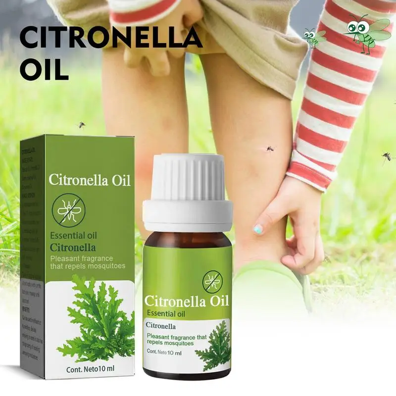 10ML Środki odstraszające komary Dyfuzor olejków cytrynowych Czyste naturalne olejki Ekstrakt cytrynowy Olejek zapachowy Pielęgnacja skóry