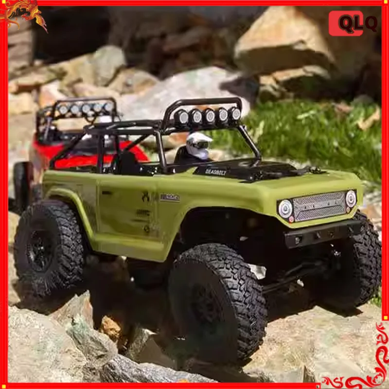 Акция Axial Scx24 Axi90081 1/24 Rtr Радиоуправляемый электрический внедорожник 4wd игрушечный автомобиль для скалолазания подарок на день рождения для детей