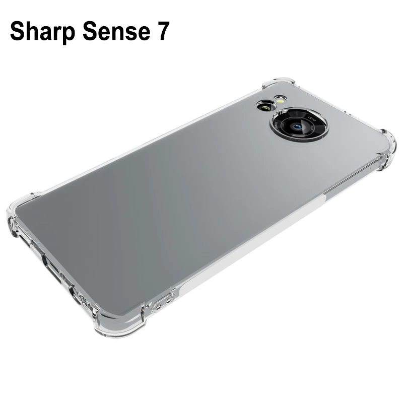 Enhanced Air Cushion Shockproof Clear Silicone Bumper Phone Case