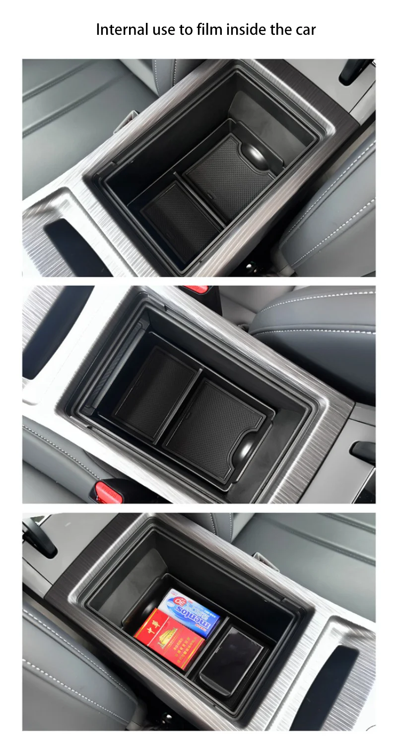 Car Armrest Storage Box Center Console Storage Tray for exploring 06/Chery Jaeco J7 description 7