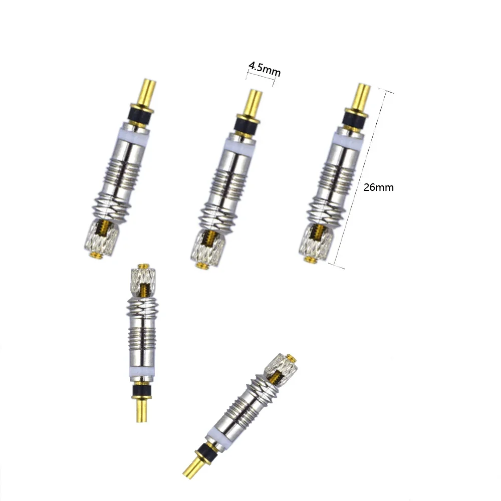 Silver Bicycle Valve Core Stem Presta Style Tyre Valve Core 1/4/10pcs for Tubeless Road Bike MTB FV