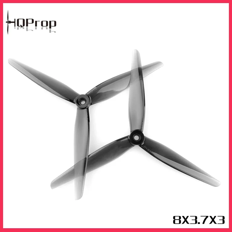 

2Pairs HQProp 8X3.7X3 8037 3-Blade Propeller for FPV Long Range 8inch Cinelifter Drones