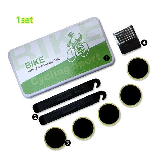 30 Pièces Kit de Réparation Crevaison Vélo, Kit de Reparation