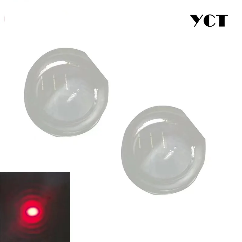 레이저 초점 렌즈, PMMA 소재, 평면 볼록 콜리메이션, 공장 다초점 길이 옵션, 5mm 광학 플라스틱 렌즈, 20PCs