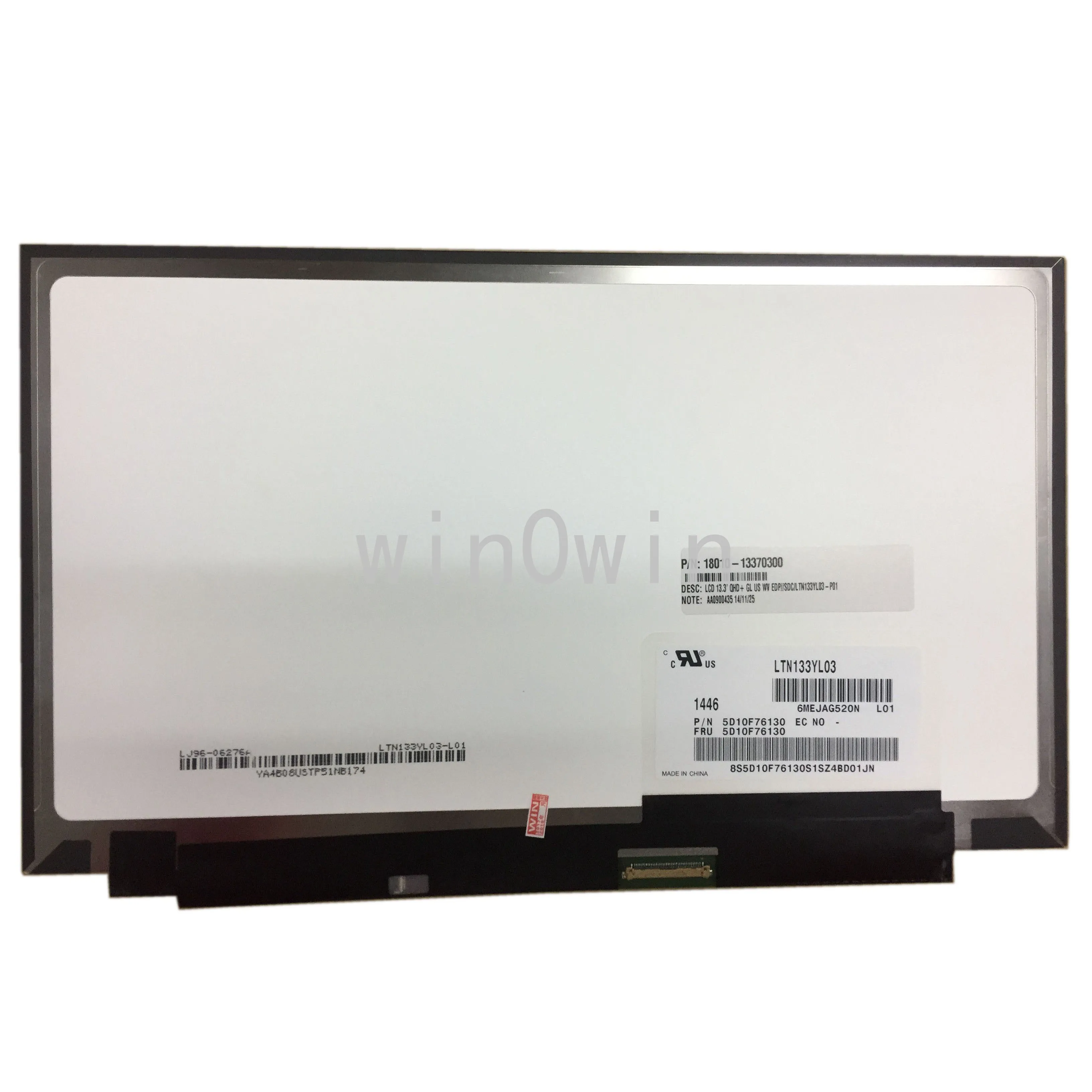 

LTN133YL03-L01 LTN133YL03 fit LTN133YL01-L01 LTN133YL01 L01 LTN133YL05 13.3" 3200*1800 LCD Display Screen NEW NO-TOUCH