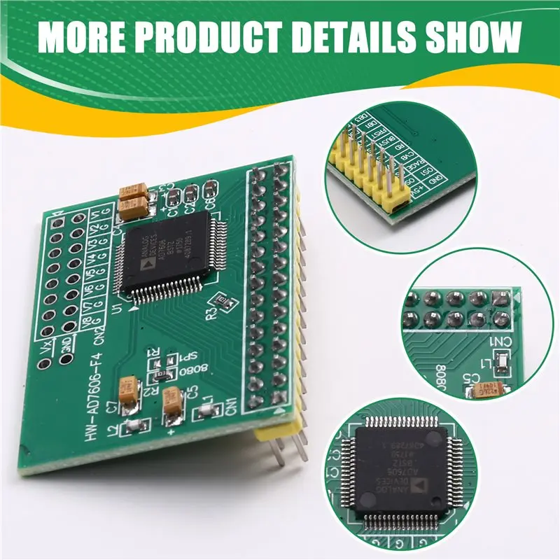 【RECOMENDAR】고속 16비트 8채널 동기식 샘플링 ADC 모듈 AD7606-200Khz 데이터 수집 시스템