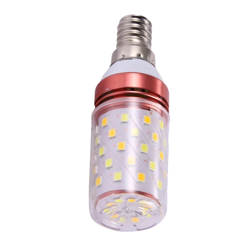 통합 SMD LED 옥수수 램프, 3 색 온도, AC 85V-265V, 따뜻한 흰색, 높은 빛, 에너지 절약, 소형 LED 전구