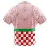 Nezuko Kamado Demon Slayer Button Up Hawaiian Shirt 2