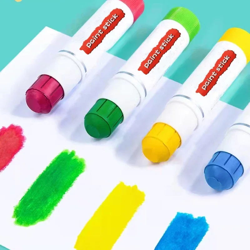 12/18/24 Colors Quick-drying Gouache Paint Stick Water-soluble Children and Students Drawing Set of Watercolor Brush Oil Pastel oil pastels watercolor paint set