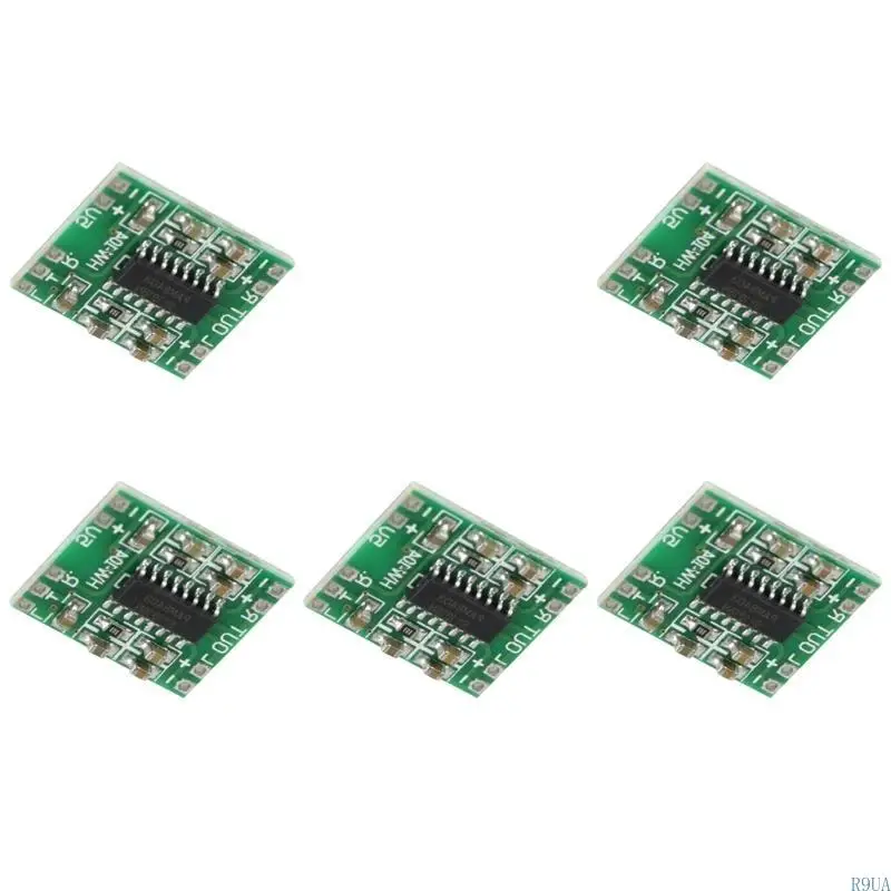 Compactly & Mobile Devices Compactly Design 앰프에서 명확한 오디오 출력을위한 R9UA 효율적인 2x3W 디지털 앰프 보드
