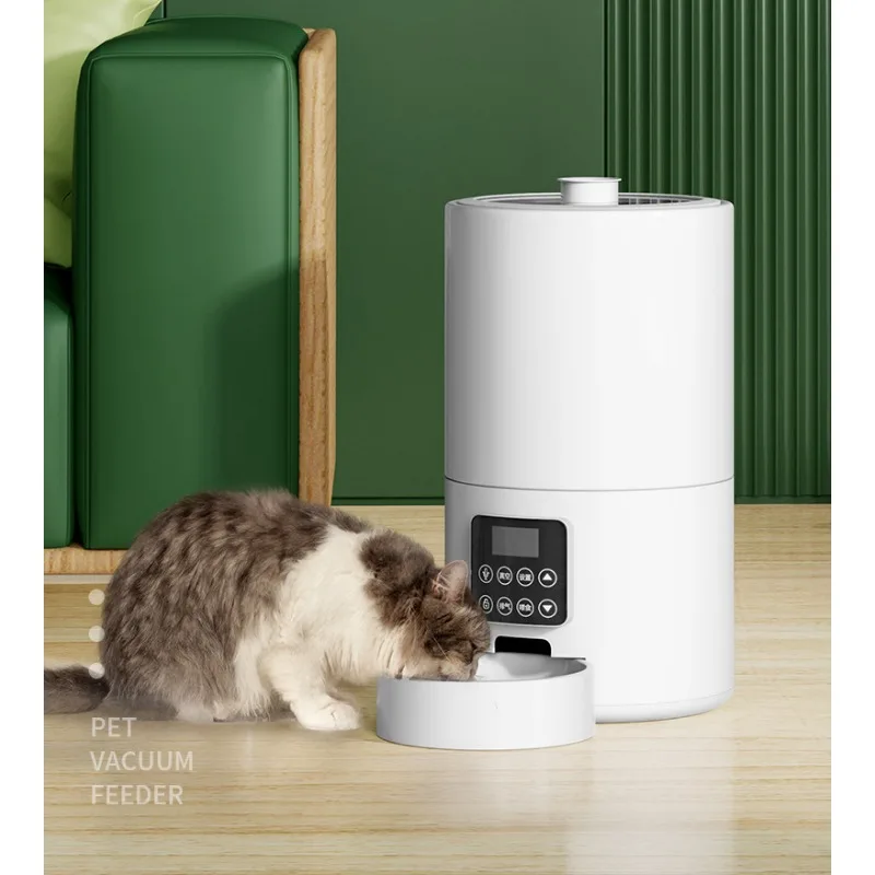 

9L Smart Cat Dog Feeder Vacuum Lock Fresh Pet Smart Dog Feeder Cat Automatic Feeder Large Capacity Timed Feeding Moisture Proof
