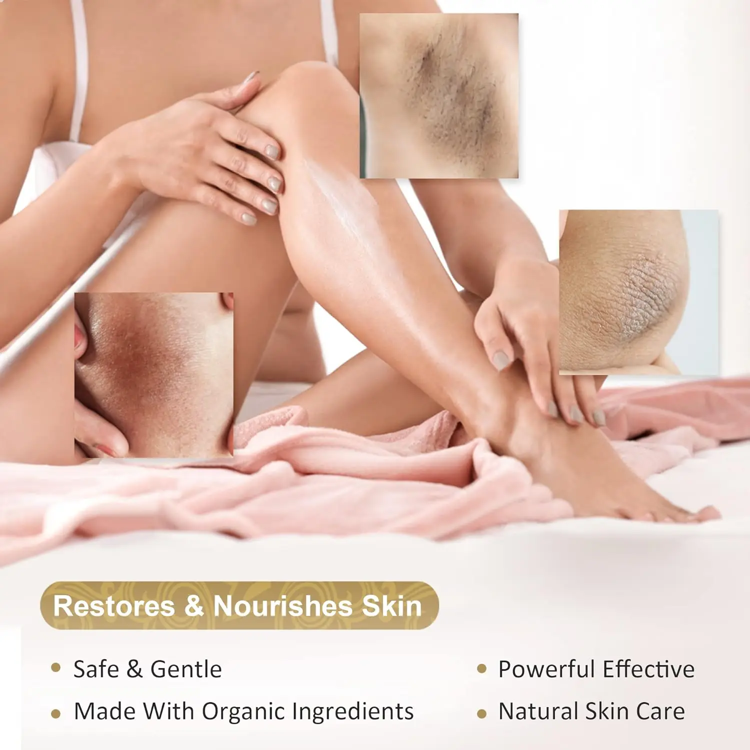Body Cream 2pcs Lighten Melanin Pink Underarm Knees Inner Thighs Bleaching Cream Moisturizing Brightening Skin Care
