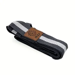 All - in - One Leather Strap for Yoga Mat & Fitness Stretching (DARK GRAY)