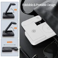 4 In 1 Wireless Charger Stand For iPhone 15 14 13 12 Samsung S23 S22 Ultra Note Galaxy Watch Foldable Fast Charging Station Dock - Image 5