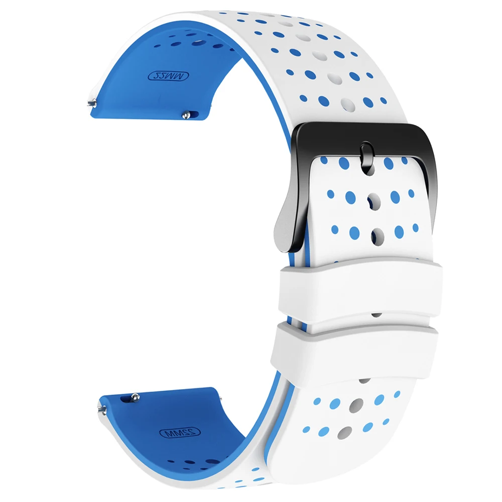 Universal Silicone Watch Strap - 20mm/22mm – Premium Replacement Band for Sports and Smart Watches