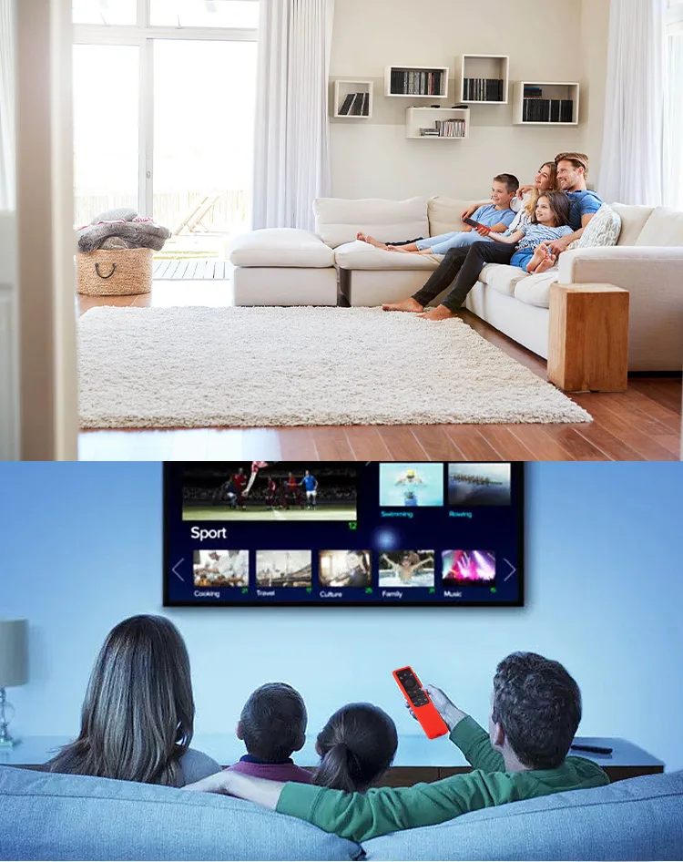 Silikon-Schutzhülle für 2022 Samsung Solar-Fernbedienung BN59 BN68 Smart TV, stoßfeste Hülle für TM-1990C 2180 – Detail 3