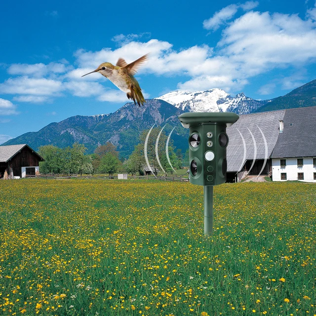 Pest Repeller Napenergia -Állati Visszatelepítő Sonic Ground Rat Control Kültéri Kerti Biztonsági Kellékek - Image 5