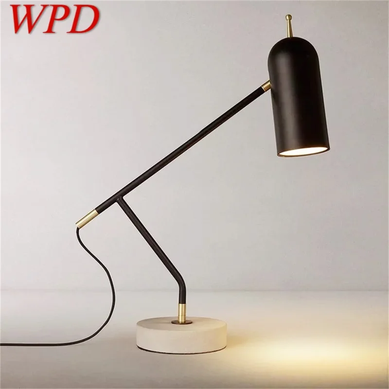 

WPD Nordic Table Lamp Modern Vintage Desk Light LED Fashion for Home Decor Study Bedroom Bedside Living Room