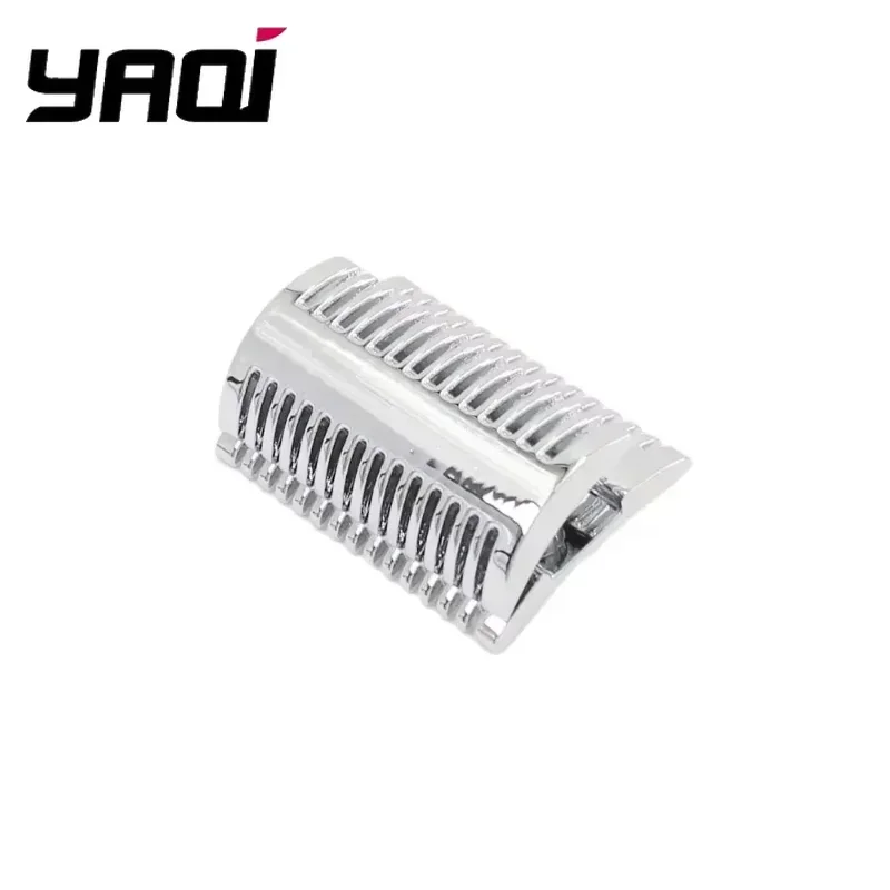 2026년 핫세일！YAQI 크롬 멀론 남성용 안전 면도기 헤드(면도용)