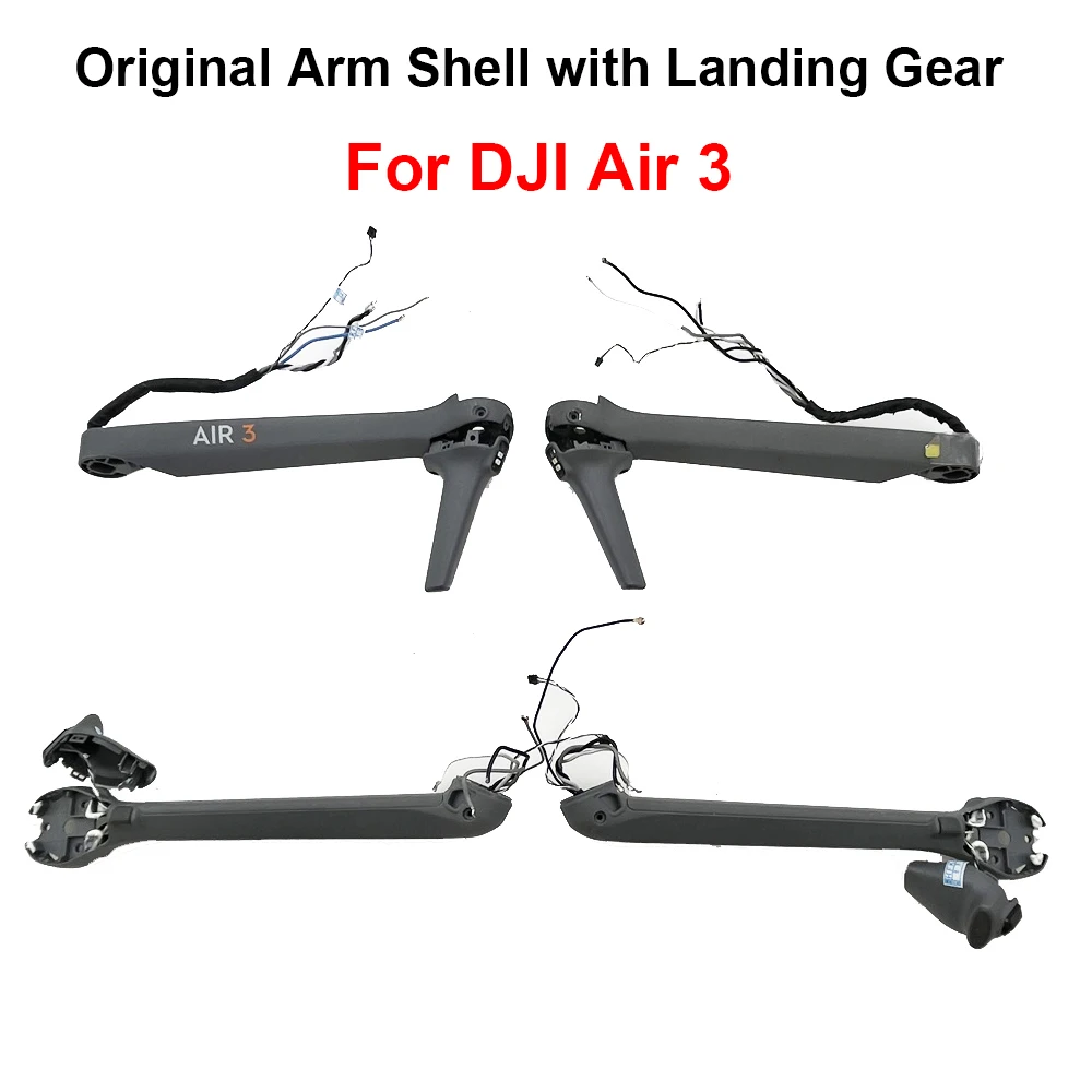 Original Arm without Motor For DJI Air 3 Left Right Back Front Arm Shell with Landing Gear Good Condition Drone Spare Parts