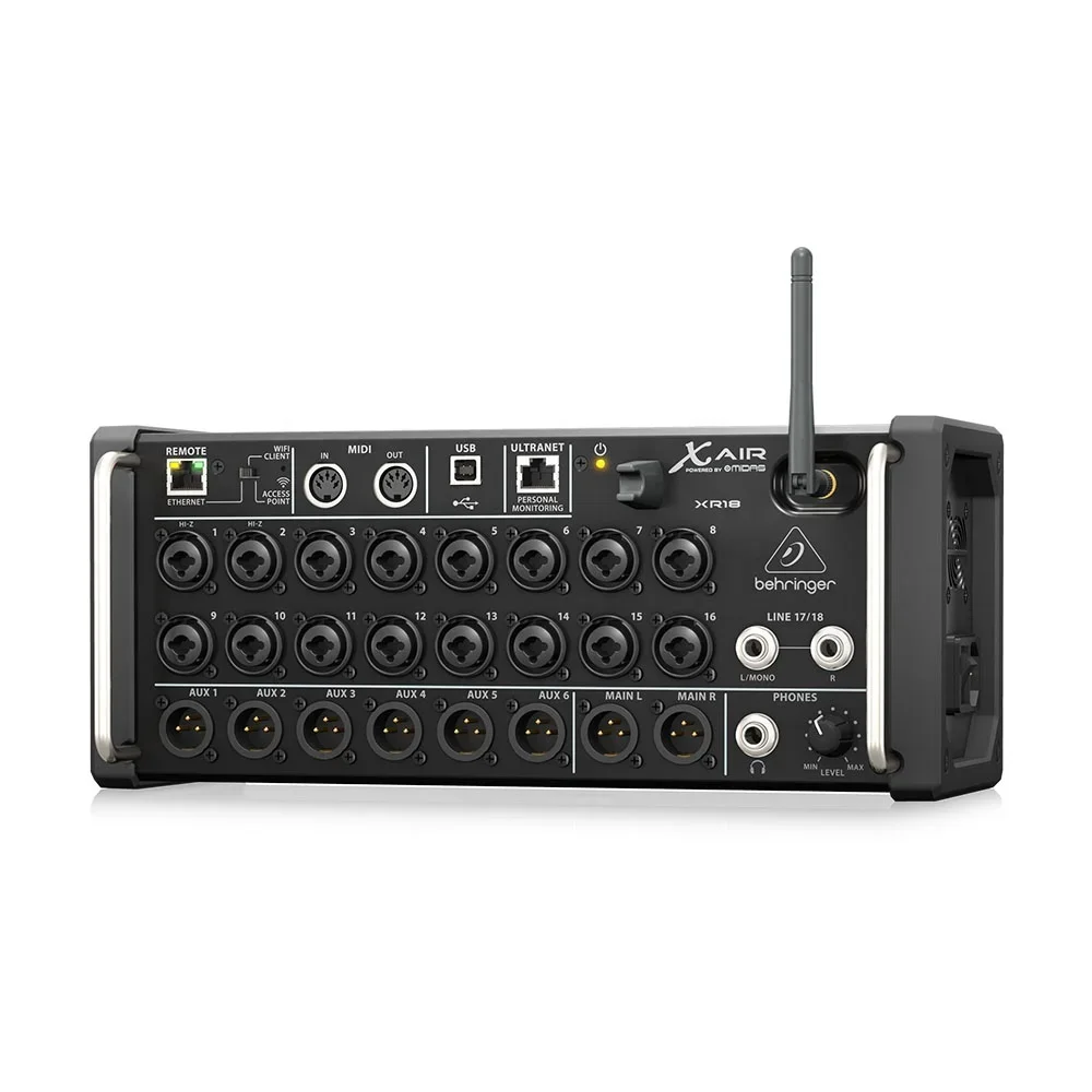 Behringer X Air Xr18 Rack Mixer Digitale Sistema Pa Mixer Router Wi-Fi Integrato A 18 Canali