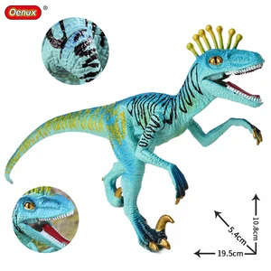 Oenux Original Jurassic Carnivorous Eoraptor Figures Dinosaur Brinquedo Animals Model Collection PVC High Quality Toy Kids Gift