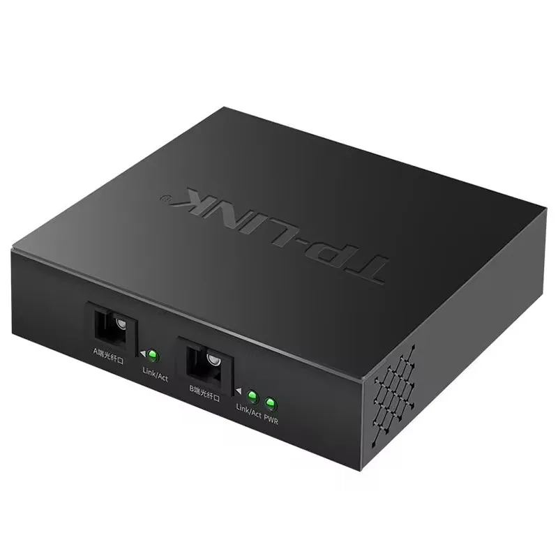 TP-LINK TL-FC323AB-3 fiber transceiver single mode single fiber optic media converter 3 RJ45 UTP and 2 SC Port