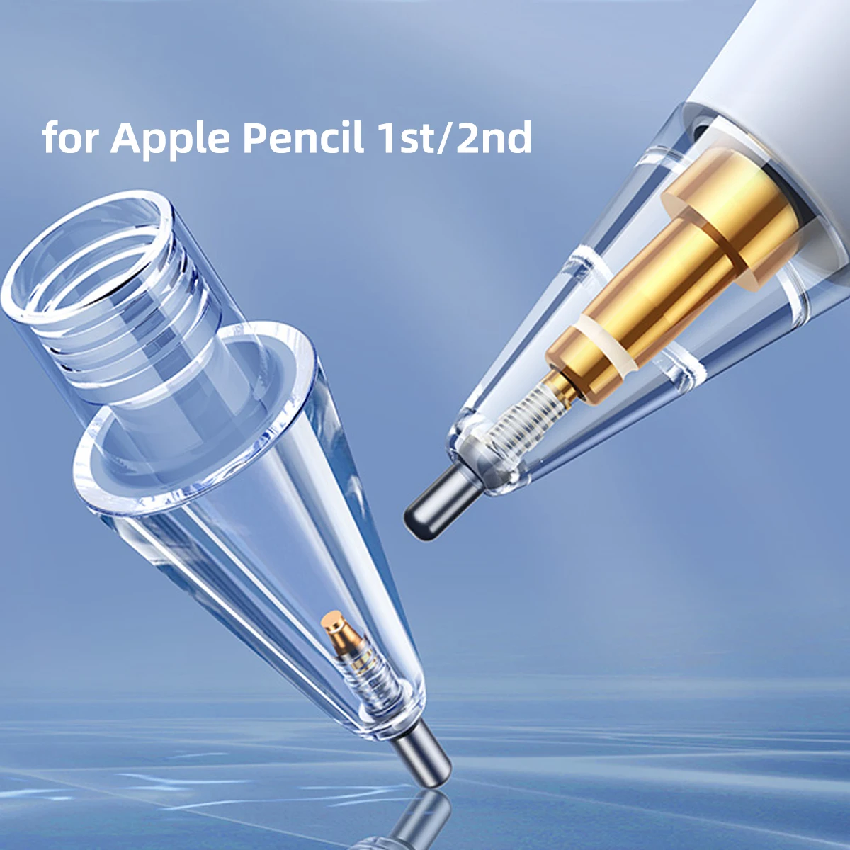 Universal White Transparent Pencil Tip Replacement for Stylus Touch Screen Pen