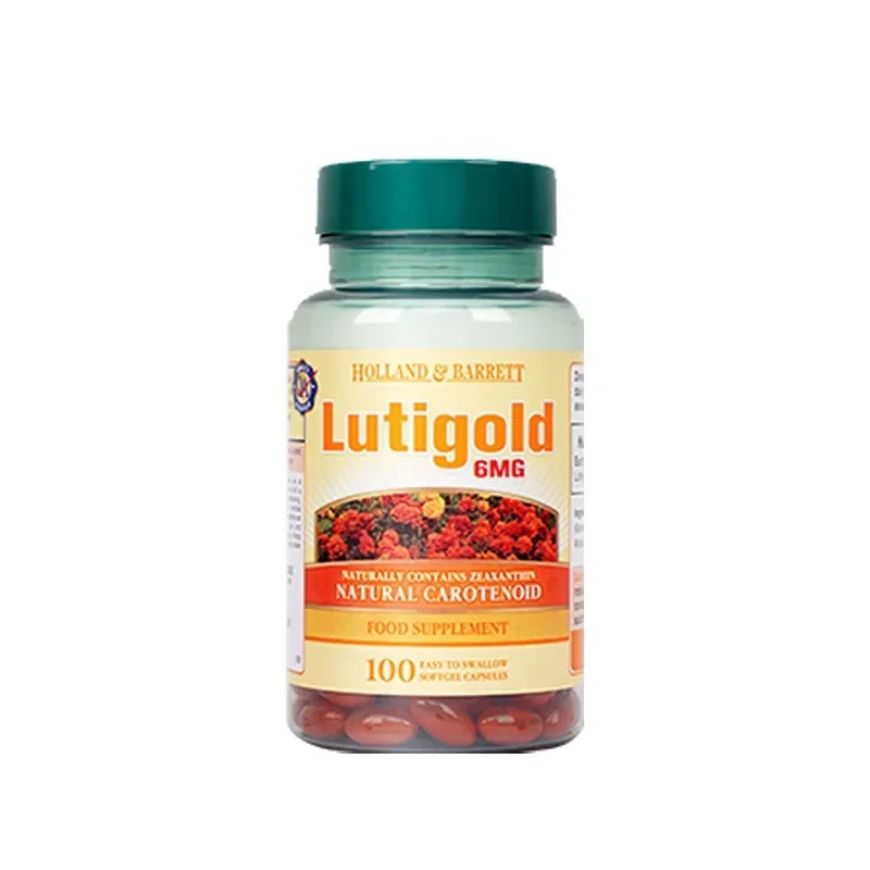 

6 mg lutein capsule can eliminate free radicals, resist oxidative stress, relieve eye fatigue, vision and resist cell aging