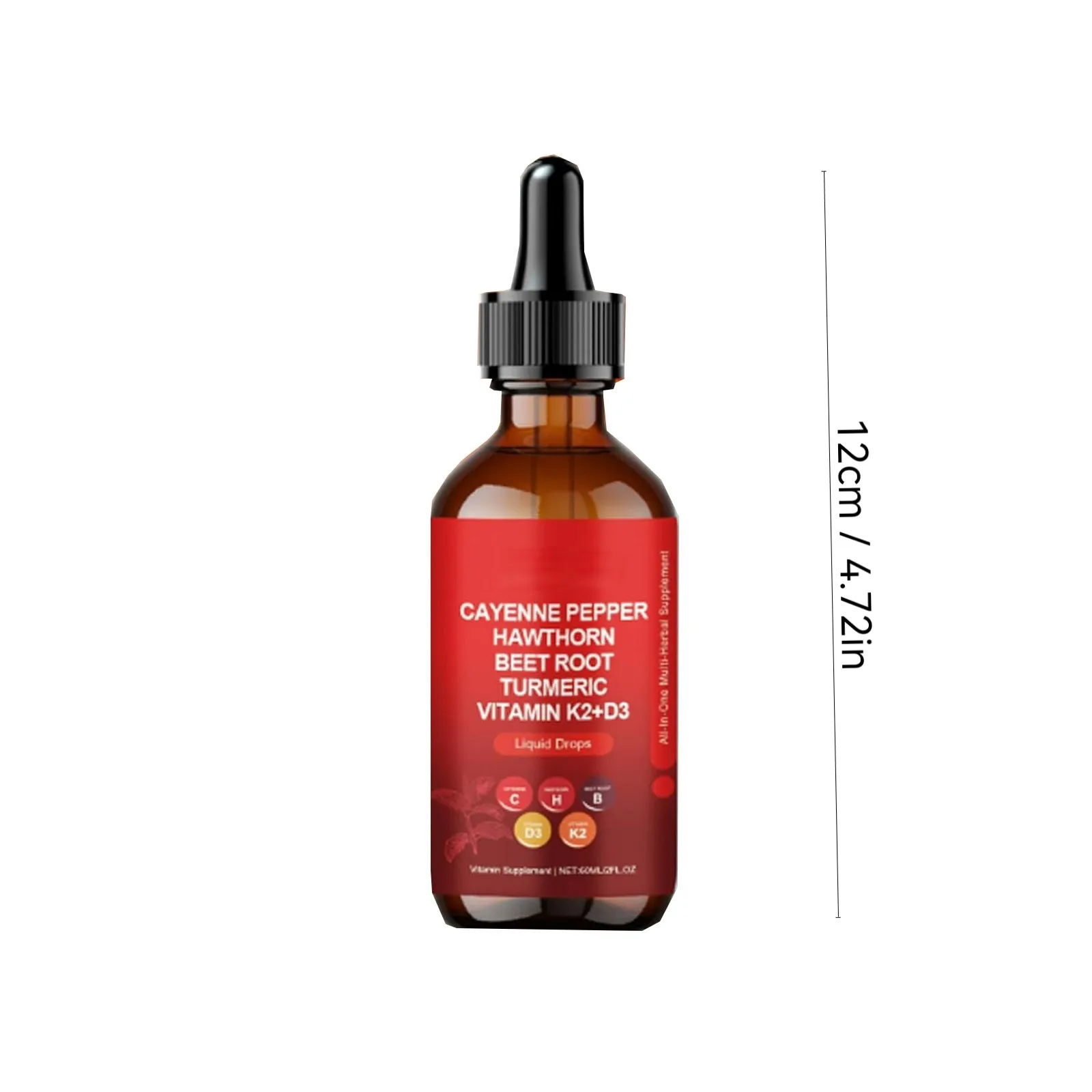 Capsicum Extract Capsicum Drops Organic Beetroot Drops 60ml Gift 2025 New