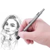 Metal Mechanical Pencil 0.3/0.5/0.7/0.9/2.0mm HB Automatic Pencil with Protective Cover Office School Writing Supplies 2