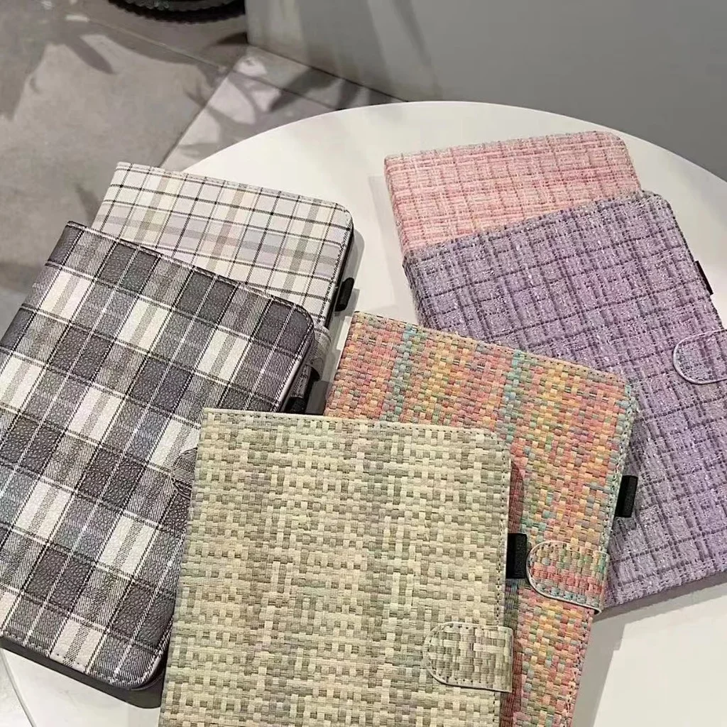 

Weaving Pattern PU Leather Soft Silicone Cover For Samsung Galaxy Tab A9 Plus 11 2023 A7Lite 8.7 A9 A8 10.5 A7 S6 Lite 10.4 Case