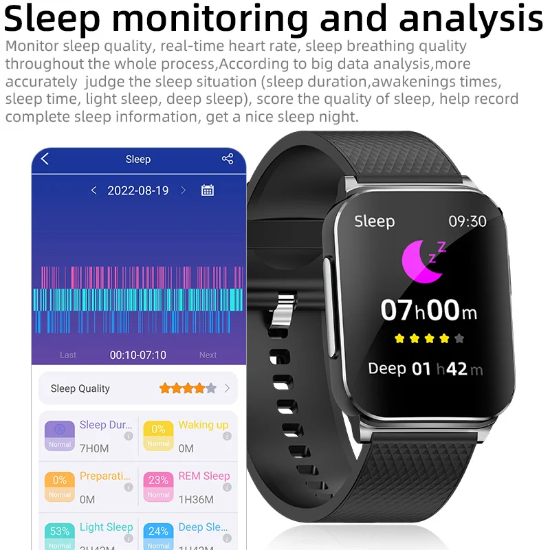 ECG + PPG   Ʈ ġ   µ ͸ 24 ð 1.83 ġ Smartwatch  
